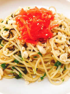 冷やしたぬきパスタ-レシピのメイン写真