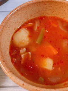 トマト好きさんのチキントマトスープ-レシピのメイン写真