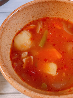 トマト好きさんのチキントマトスープ-レシピのメイン写真