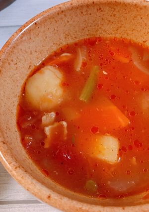 トマト好きさんのチキントマトスープ-レシピのメイン写真