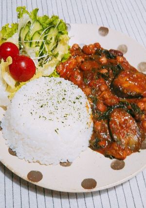 簡単!トマト缶とサバ缶カレー☆-レシピのメイン写真