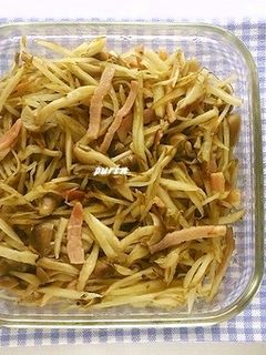 ごぼうとベーコンのコンソメ炒め-レシピのメイン写真