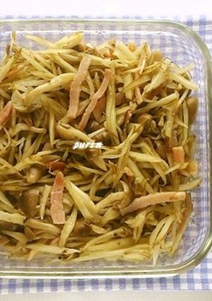 ごぼうとベーコンのコンソメ炒め-レシピのメイン写真