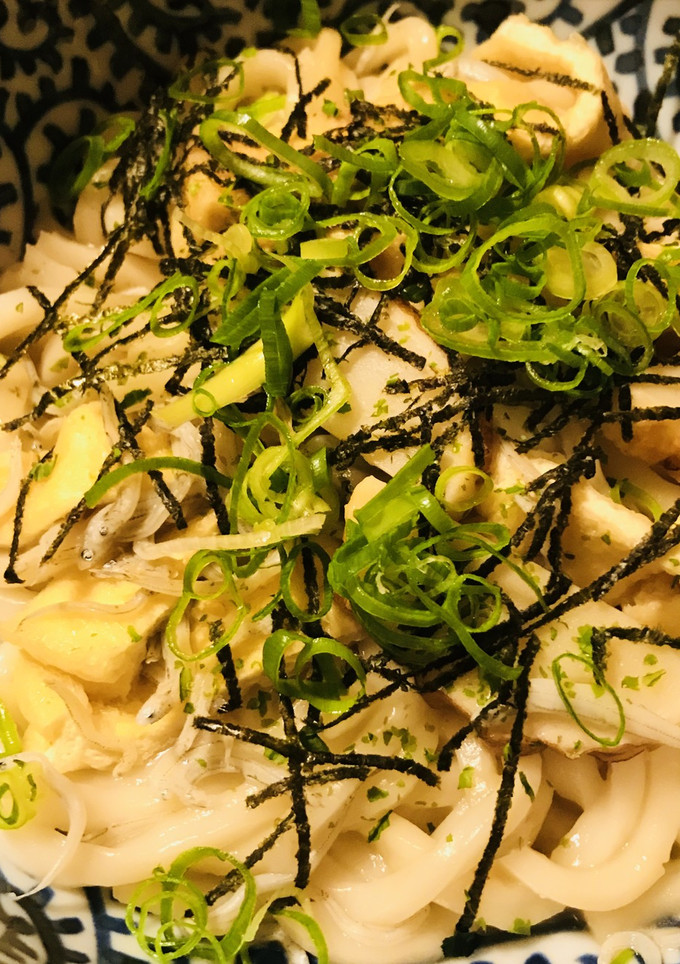 かんたん●しらす煮込み焼きうどん-レシピのメイン写真