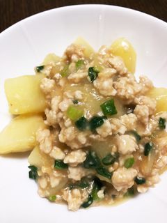 じゃがいもの味噌そぼろ煮-レシピのメイン写真