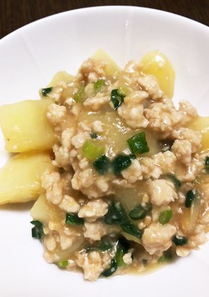 じゃがいもの味噌そぼろ煮-レシピのメイン写真