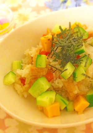 材料2つ☆レンチン五目ちらし寿司の素-レシピのメイン写真