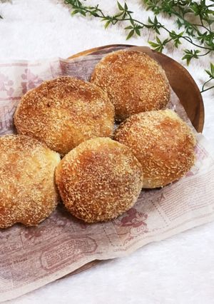 ヘルシー♪サクサク!焼きカレーパン!-レシピのメイン写真