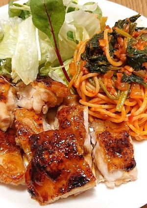ﾊﾟﾘｯ!!ｼﾞｭｰｼｰ鶏のてりやき♪-レシピのメイン写真
