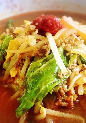 ☆味噌派☆辛党☆お薦めの辛味噌タンメン☆-レシピのメイン写真