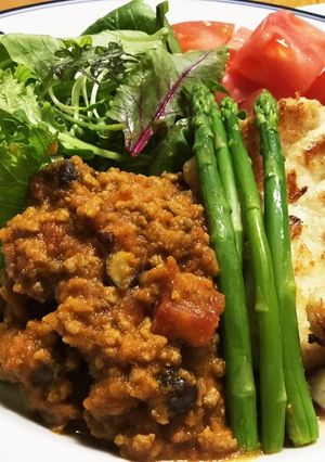 ライス無しで美味しい！カレープレート-レシピのメイン写真