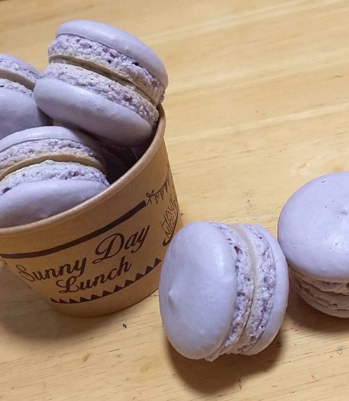 かわいい パープル マカロン by あとぅ。 【クックパッド】 簡単