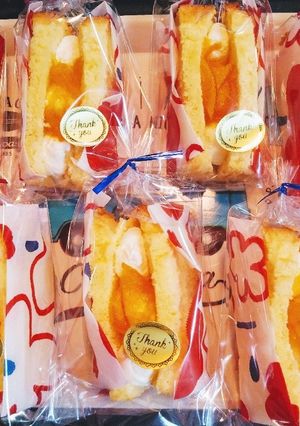 シフォンケーキのクリームチーズサンド-レシピのメイン写真