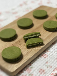 抹茶のホワイトチョコサンドクッキー-レシピのメイン写真