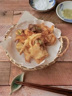 鶏胸肉と空豆のかき揚げ-レシピのメイン写真