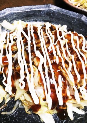 時短！キャベツともやしの巣ごもり風-レシピのメイン写真