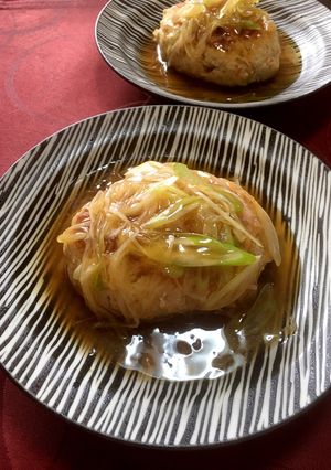 おからハンバーグの和風あんかけ-レシピのメイン写真