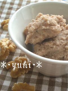 食感楽しい☆クルミあん-レシピのメイン写真
