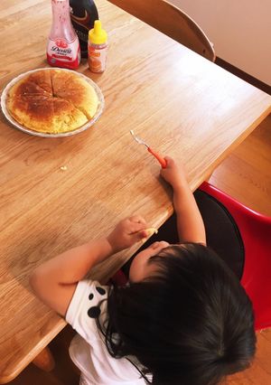 ずぼらホットケーキ(洗物無くそう)-レシピのメイン写真
