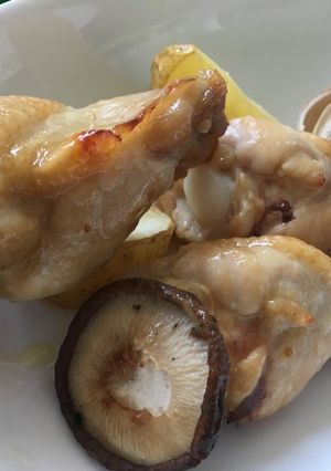 手羽元と根菜のオーブン焼き-レシピのメイン写真