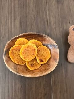 離乳食・人参とバナナのおやきでつかみ食べ-レシピのメイン写真