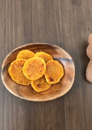 離乳食・人参とバナナのおやきでつかみ食べ-レシピのメイン写真