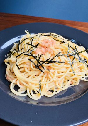 簡単！絶品！明太子パスタ-レシピのメイン写真