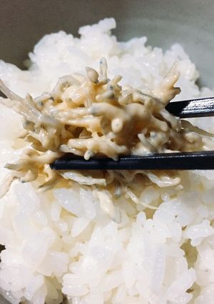 ご飯がすすむ！じゃこマヨ ٩( ᐛ )و-レシピのメイン写真