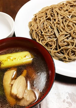 鴨南蛮ざる蕎麦-レシピのメイン写真