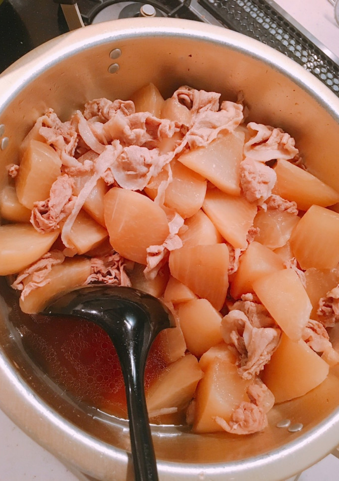 しみしみ大根と豚肉´Ꙫ`の煮物-レシピのメイン写真