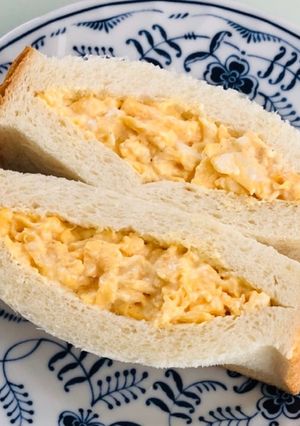 簡単☆マヨスクランブルエッグサンドイッチ-レシピのメイン写真