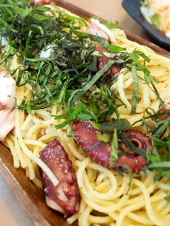 簡単美味♪タコと大葉のオイルパスタ-レシピのメイン写真