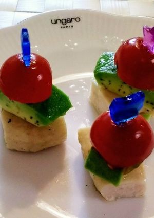 サラダチキンとアボカドのピンチョス-レシピのメイン写真