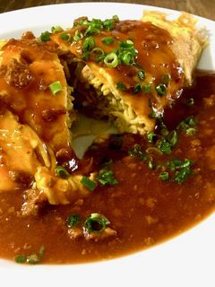 糖質制限!ミートオムそば-レシピのメイン写真