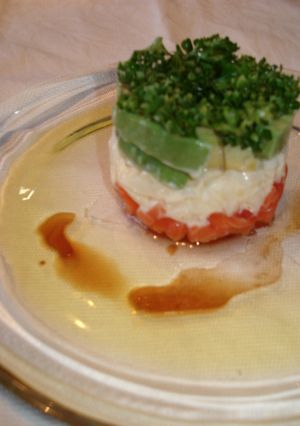 ☆セルクルでサーモン&アボカドタルタル☆-レシピのメイン写真