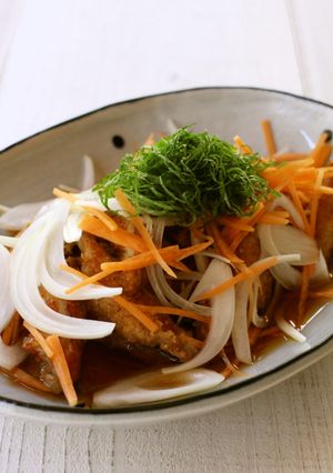 鶏手羽中の大葉南蛮漬け-レシピのメイン写真