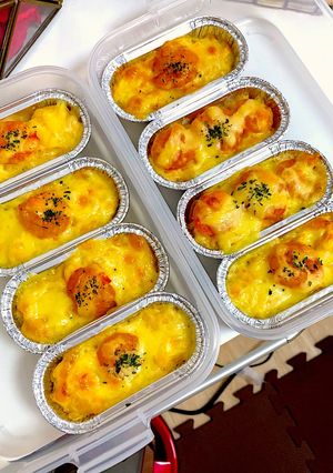 冷凍◎お弁当に◎プチえびマカロニグラタン-レシピのメイン写真