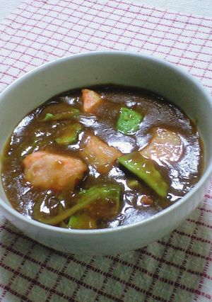 激早☆サーモンとアボカドのカレー-レシピのメイン写真