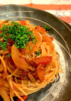 簡単!即席!クイックトマトスパ!-レシピのメイン写真