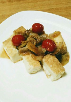 10分あれば!かける肉豆腐-レシピのメイン写真