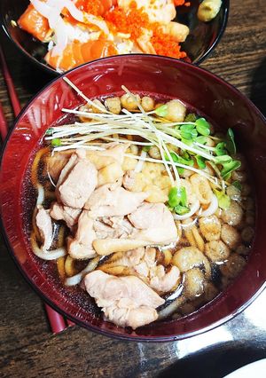 冷たい肉そば(山形風)-レシピのメイン写真