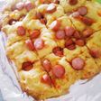ウインナー入りトースターでホットケーキ