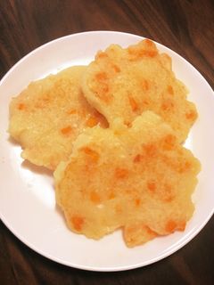 【離乳食 中期】豆腐と野菜のチーズおやき-レシピのメイン写真