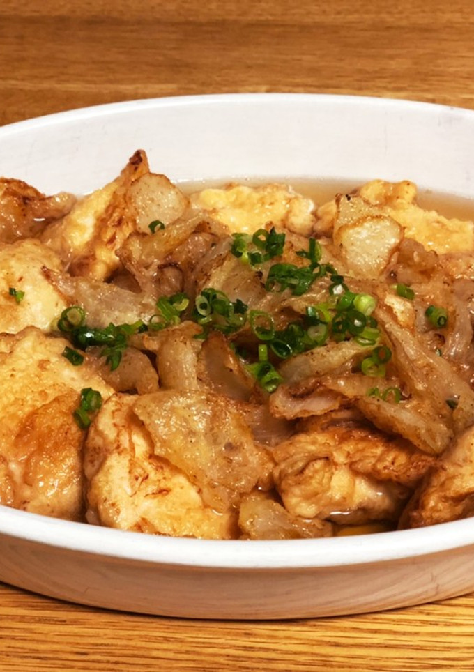 鶏むね肉と新玉ねぎの揚げ出し-レシピのメイン写真