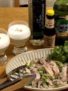 ペルーで食べたセビーチェを再現-レシピのメイン写真