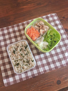 10分で♡鶏胸肉の塩麴グリル焼き弁当-レシピのメイン写真
