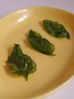 パリパリ美味しい☆素揚げバジル-レシピのメイン写真