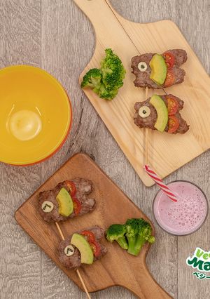 鯉のぼりハンバーグ-レシピのメイン写真