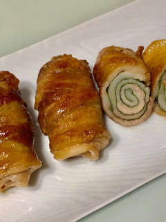 豚バラ大葉巻きのごま油めんつゆ焼き-レシピのメイン写真
