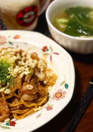 カリカリ！モチモチ！太麺焼きそば-レシピのメイン写真